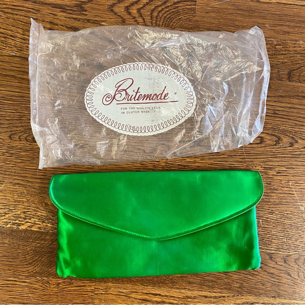 Vintage Britemode Clutch ew In bag  Green
